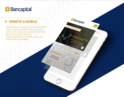 Bancapital Website SPA.
