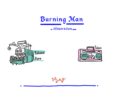 Burning Man (Digital İllüstration)