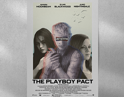 Unveiling "The Playboy Pact": A Playful Poster Design