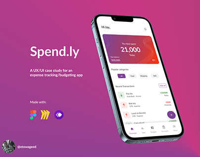Spend.ly Expense tracking app