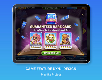 Album Game Feature UX/UI Design