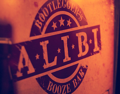 Alibi bootlegger's booze bar