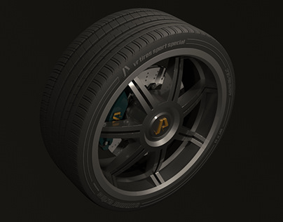 Project thumbnail - Alloy Car Wheel Classic 7