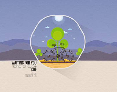 Riding bi Cycle