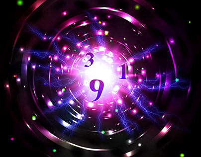 Sacred Numerology Abstract Artwork