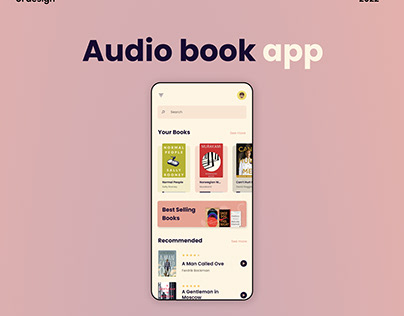 AudioBook App UI Design