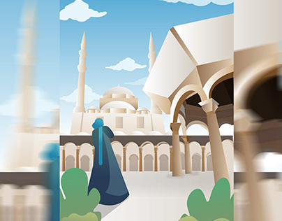 Mohamed Ali Palace Illustration