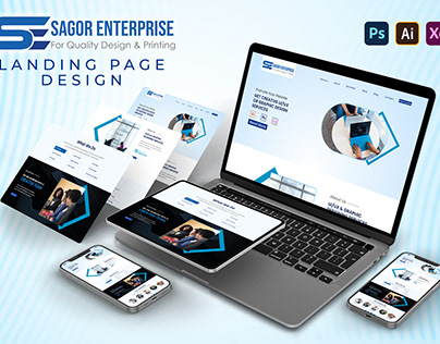 Sagor Enterprise Landing Page Design