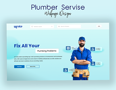 Plumber Services | Web Page | UI/UX