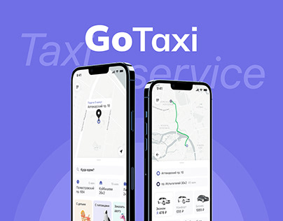 Go Taxi Mobile App UX/UI