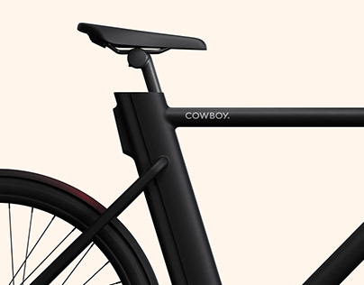 Concept landing page for Cowboy 4 electric bicycle