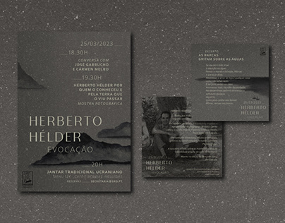 HERBERTO HÉLDER | Event Poster & Social Media Posts