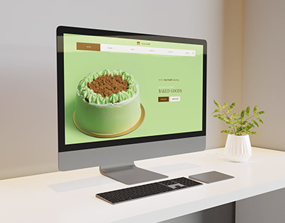 The Bake Shop Home Page Design