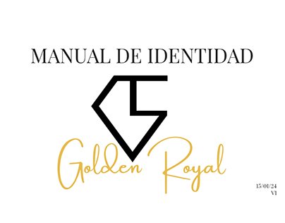 Manual de identidad restaurante Golden Royal