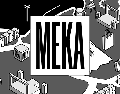 MEKA MAP for snowboarding event.