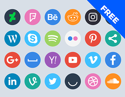 Free Social Media icons