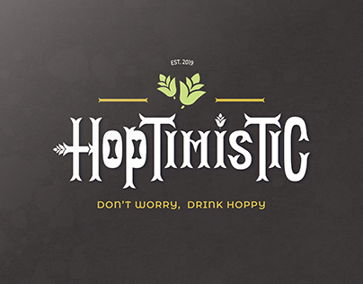 Hoptimistic IPA Brand Design