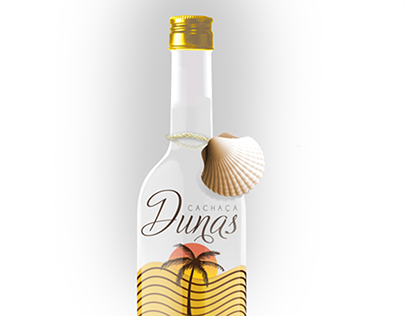 Cachaça Dunas Bottle Design