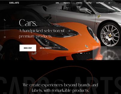 Web Design Cars & Arts