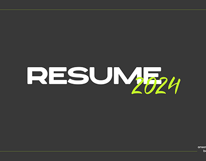 Resume2024: Graphic Design