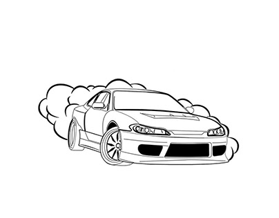 Personal Projects - Car drawings