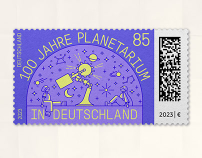 Postage Stamp for the Bundesministerium der Finanzen