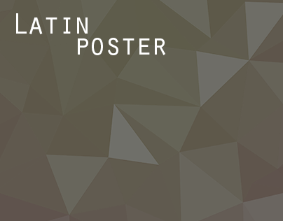 Latin poster