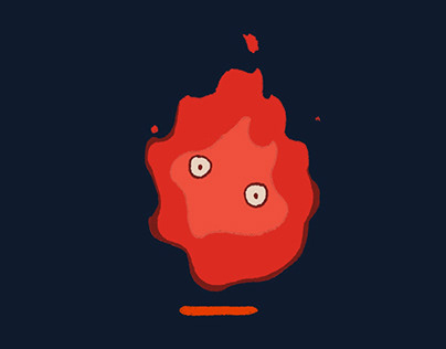 Calcifer (Looping 2D Animation)