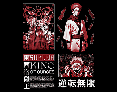 Ryomen Sukuna Anime T Shirt / Hoodie Desigh