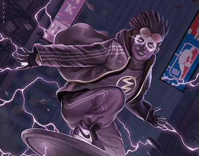 Static Shock ready to fight