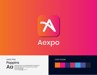 Aexpo Logo Design