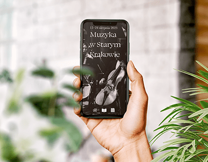 Muzyka w Starym Krakowie – mobile app design