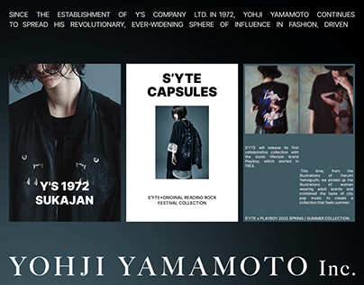 Yohji Yamamoto / E-commerce redesign