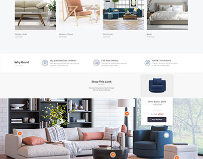 Homepage Redesign - Customized Home Furniture
