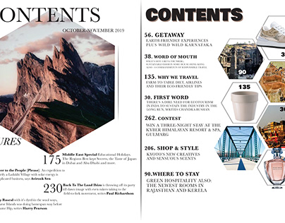 Magazine Content Page Re-Design