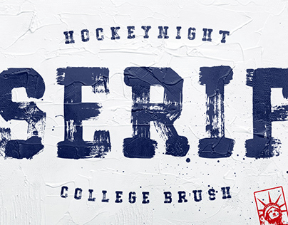Hockeynight Serif Brush – Typeface