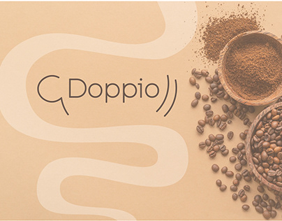 Doppio - визуал и лого кофе