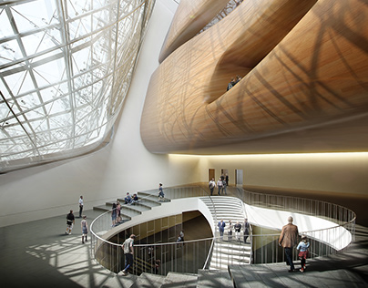 Conception of Guggenheim Museum in Helsinki