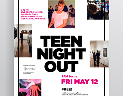 Teen Night Out Promotional Posters