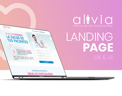 Landing Page Alivia
