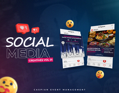 Caspian Event Management | Social Media Designs