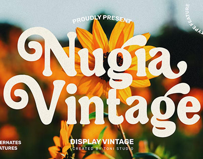 Free Nugia | Display Font