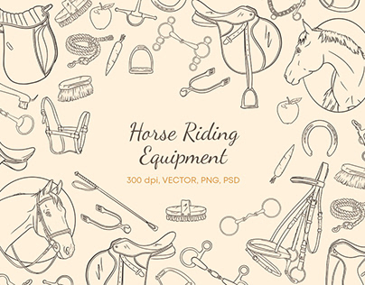 Horse Riding Equipment Set