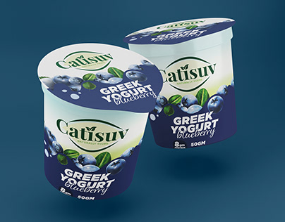 Blueberry Yogurt Packaging Design