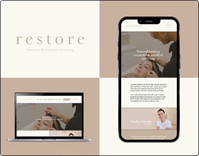 Project thumbnail - Restore, Website Design
