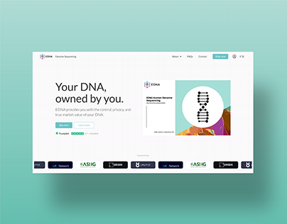 Landing page for EDNA DNA sequencing