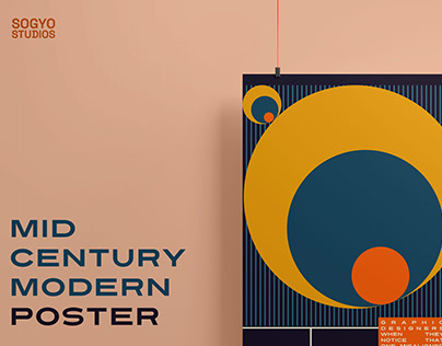 Mid Century Poster Design