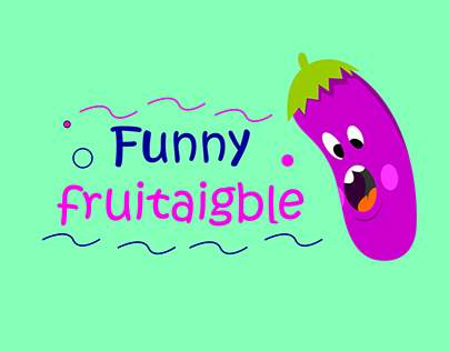 Stickers. Funny fruiy and vegetables