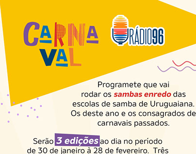 Carnaval Rádio 96 Uruguaiana