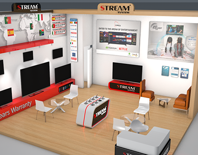 Project thumbnail - Exhibition stand Stream system (IFA 2019)